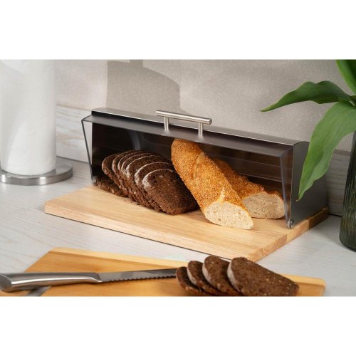 Хлібниця Ardesto Gemini, дерево/пластик/нержавіюча сталь (AR0914GB)