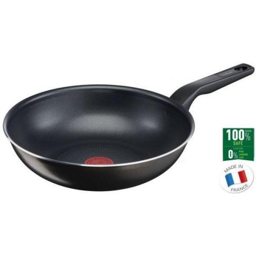 Сковорода ВОК Tefal XL Intense, 28см, алюміній, чорний (C3841953)