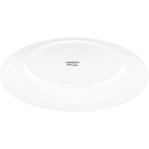 Тарілка обідня Ardesto Capri, 26.8см, порцеляна, біло-блакитна (AR0427CWB)