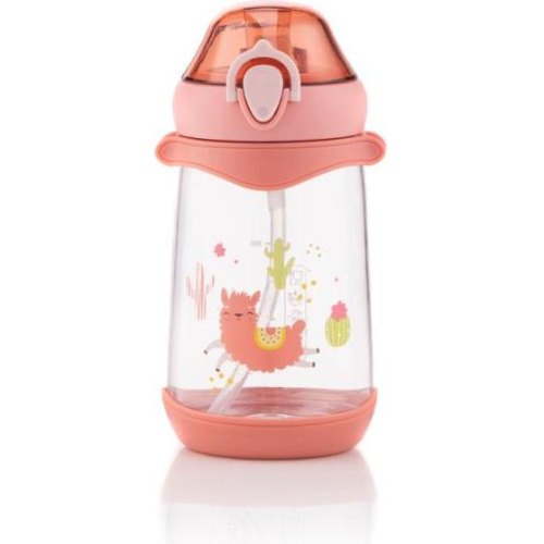 Пляшка для води дитяча Ardesto Llama, 500мл, пластик, рожева (AR2250PL)