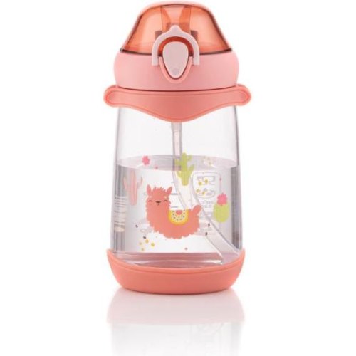 Пляшка для води дитяча Ardesto Llama, 500мл, пластик, рожева (AR2250PL)