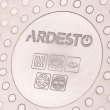 Сковорода глибока Ardesto Gemini Gourmet Andria, 26см, з кришкою, алюміній, чорна (AR1926GMG)