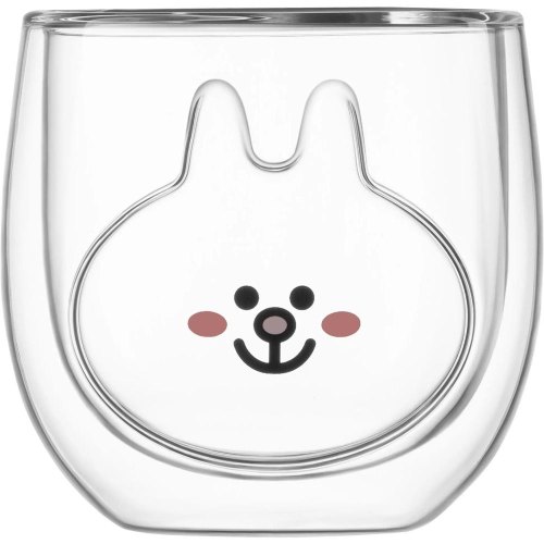 Набір чашок Ardesto Animals, 300мл, 2шт, подвійні стінки, боросилікатне скло, прозорий (AR2630BAR)