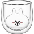 Набір чашок Ardesto Animals, 300мл, 2шт, подвійні стінки, боросилікатне скло, прозорий (AR2630BAR)