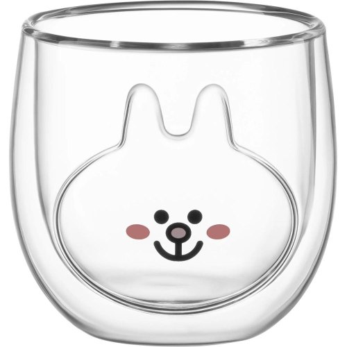 Набір чашок Ardesto Animals, 300мл, 2шт, подвійні стінки, боросилікатне скло, прозорий (AR2630BAR)