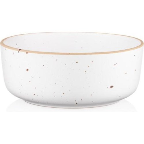 Салатник Ardesto Midori, 700мл, 16см, кераміка, білий (AR0116MW)