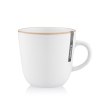 Чашка Ardesto Apulia, 450мл, кераміка, біла (AR2945AW)