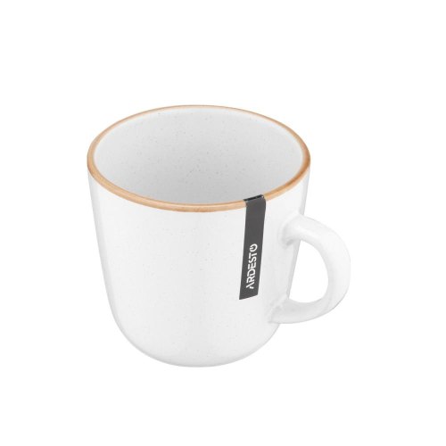 Чашка Ardesto Apulia, 450мл, кераміка, біла (AR2945AW)