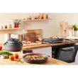 Набір посуду Tefal Ingenio Mineralia Force, змінна ручка, 3 предмети, алюміній/бакеліт, сірий (L3969102)