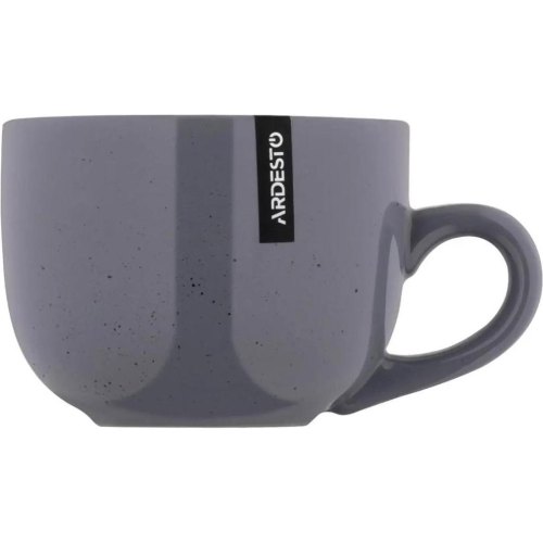 Чашка Ardesto Bagheria Grey, 480мл, кераміка, сіра (AR2648GREY)