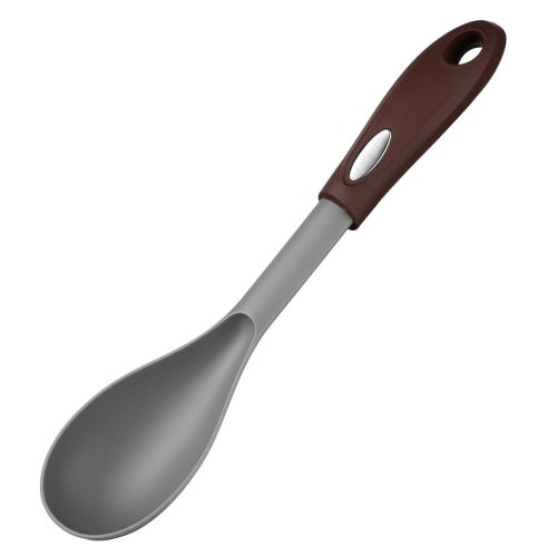 Ложка кухонна Ardesto Gemini, 32см, нейлон, сіро-коричнева (AR2140PG)