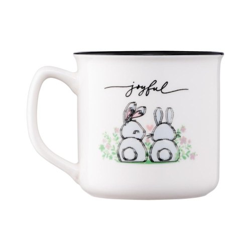 Чашка Ardesto Joyful, 320мл, порцеляна, біла (AR3461)