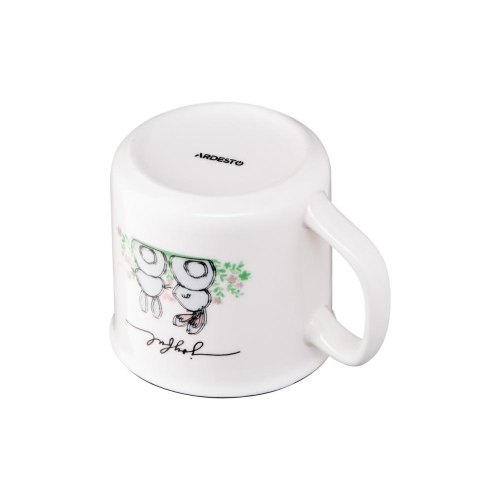 Чашка Ardesto Joyful, 320мл, порцеляна, біла (AR3461)