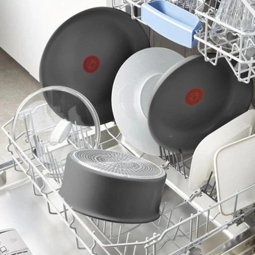 Набір посуду Tefal Ingenio Renew, 4 предмети, алюміній/нержавіюча сталь/бакеліт, сірий (L2609402)
