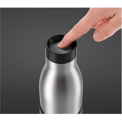 Термопляшка Tefal Bludrop soft touch, 500мл, нержавіюча сталь, графітовий (N3110510)