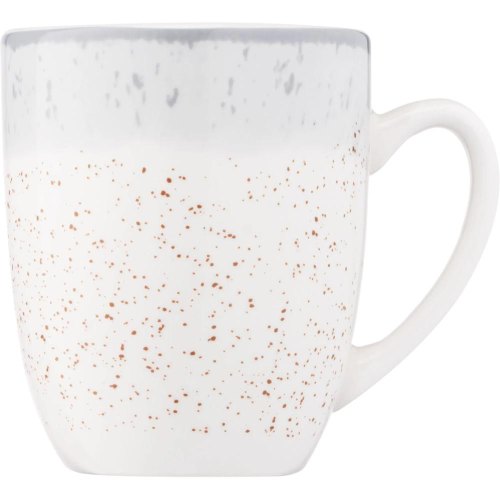 Чашка Ardesto Siena, 360мл, порцеляна, біло-сіра (AR2936SW)