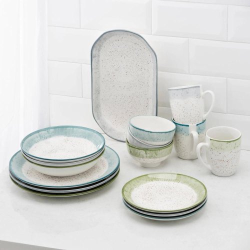 Чашка Ardesto Siena, 360мл, порцеляна, біло-сіра (AR2936SW)