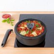 Кришка Tefal Ingenio, 26см, скло/силікон, прозоро-чорна (L9846653)