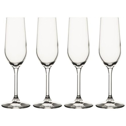 Набір келихів Bormioli Rocco Nadia Cal Champagne, для шампанського, 205мл, 4шт, скло, прозорий (126281GRB021990)