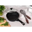 Сковорода глибока Ardesto Gemini Livorno, 28см, з кришкою, алюміній, чорна (AR1228A)