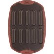 Деко Tefal PerfectBake, 10 прямокутних форм, алюміній, коричневе (J5734302)