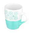Чашка Ardesto Ornament, 320мл, кераміка, блакитно-біла (AR3045LB)