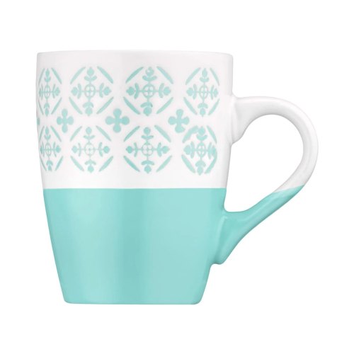 Чашка Ardesto Ornament, 320мл, кераміка, блакитно-біла (AR3045LB)