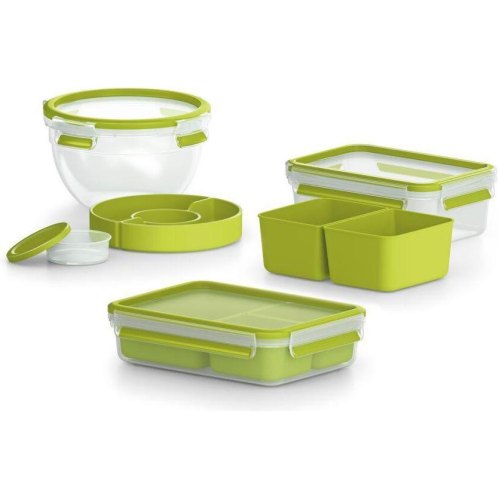 Бранч-бокс Tefal MasterSeal To Go, 1.2л, пластик, зелений (K3100412)
