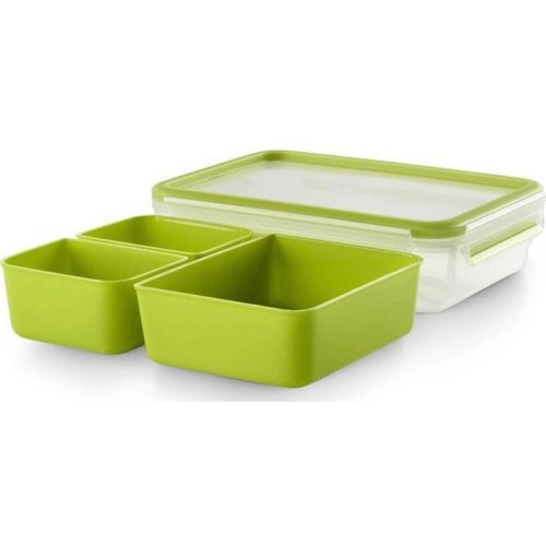 Бранч-бокс Tefal MasterSeal To Go, 1.2л, пластик, зелений (K3100412)