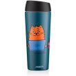 Термокухоль Ardesto Coffee time Red Cat, 450мл, нержавіюча сталь, синій (AR2645CG)