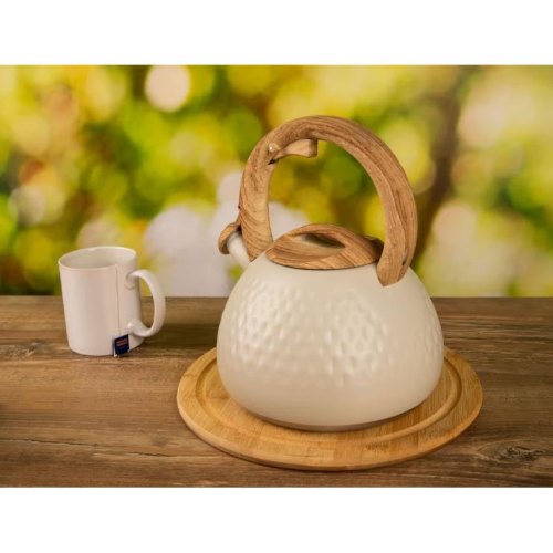 Чайник Ardesto Gemini, 2.5л, нержавіюча сталь, бежевий (AR1956KS)