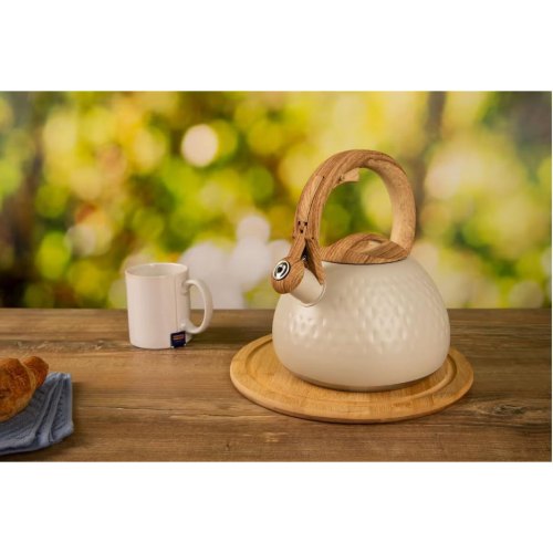 Чайник Ardesto Gemini, 2.5л, нержавіюча сталь, бежевий (AR1956KS)