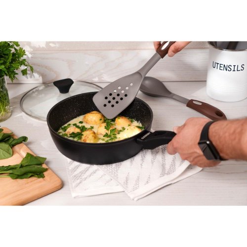 Лопатка кухонна Ardesto Gemini, 32см, нейлон, сіро-коричнева (AR2133PG)