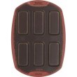 Деко Tefal PerfectBake, 6 прямокутних форм, алюміній, коричневе (J5734402)