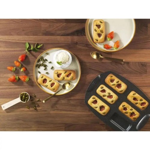 Деко Tefal PerfectBake, 6 прямокутних форм, алюміній, коричневе (J5734402)
