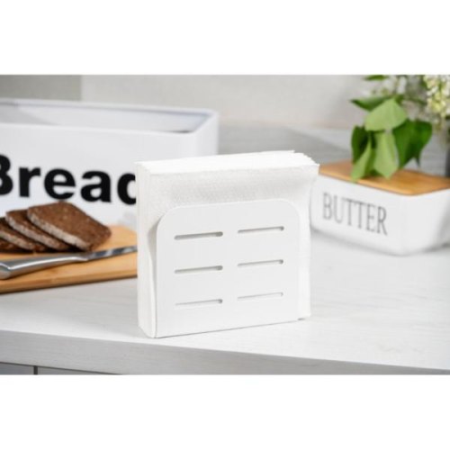 Серветниця Ardesto Midori, метал, біла (AR0910W)