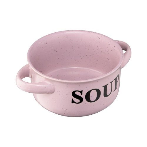 Бульйонниця Ardesto Alcor, 550мл, кераміка, рожева (AR3476P)