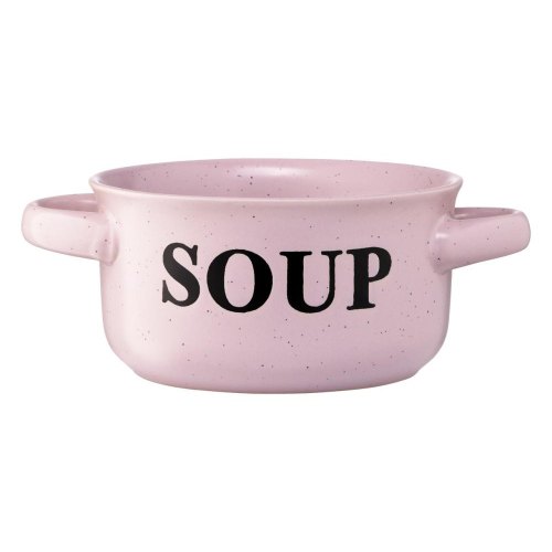 Бульйонниця Ardesto Alcor, 550мл, кераміка, рожева (AR3476P)