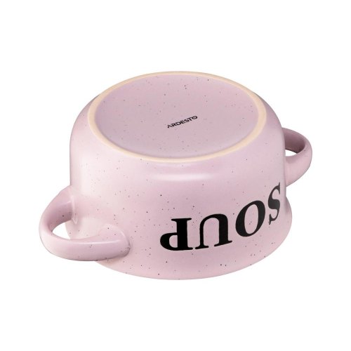 Бульйонниця Ardesto Alcor, 550мл, кераміка, рожева (AR3476P)