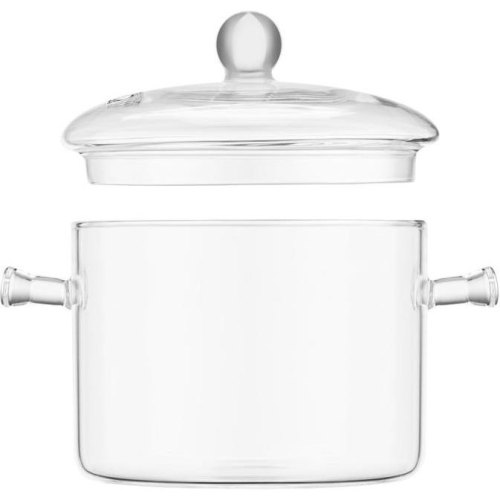 Каструля Ardesto Black Mars, 2л, з кришкою, боросилікатне скло (AR0720G)