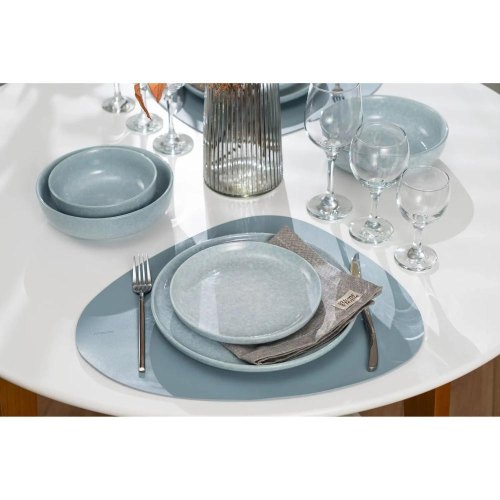 Салатник Ardesto Loreto, 650мл, 15.5см, порцеляна, блакитний (AR1015LB)