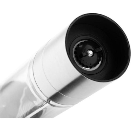 Млинок Ardesto Gemini, для солі та перцю, 140мл, акрил/нержавіюча сталь, прозорий (AR2102SS)