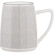 Чашка Ardesto Lamberto, 360мл, порцеляна, біло-сіра (AR3050)