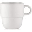 Чашка Ardesto Trento, 390мл, кераміка, біла (AR2939TW)