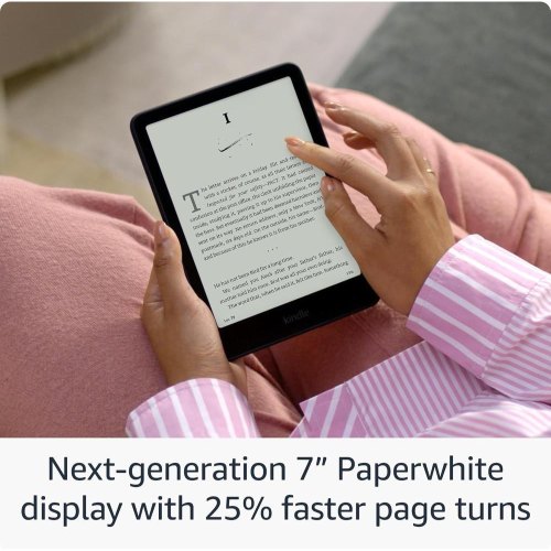 Електронна книга з підсвічуванням Amazon Kindle Paperwhite 12th Gen. 2024 16Gb Black