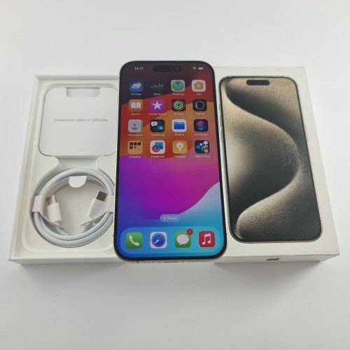 Смартфон iPhone 15 Pro 512GB Natural Titanium,Model A3102 USED **