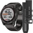 Смартгодинник Garmin Fenix 7X Sapphire Solar C. Grey DLC Titanium w. Carbon Grey DLC Vented T. Band (010-02541-27)