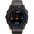 Смартгодинник Garmin Fenix 7X Sapphire Solar C. Grey DLC Titanium w. Carbon Grey DLC Vented T. Band (010-02541-27)