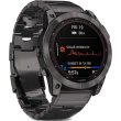 Смартгодинник Garmin Fenix 7X Sapphire Solar C. Grey DLC Titanium w. Carbon Grey DLC Vented T. Band (010-02541-27)