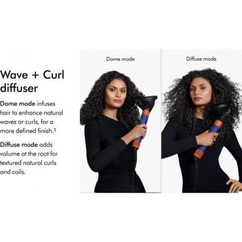 Мультистайлер Dyson Airwrap i.d. multi-styler and dryer Curly+Coily Vinca Blue/Topaz (533759-01) **